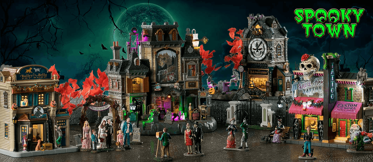 2022 LEMAX SPOOKY TOWN - THE GLOOM outlet ROOM CLUB