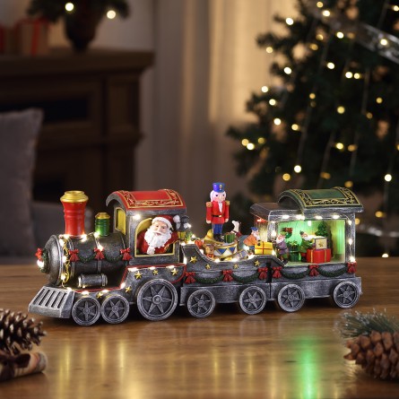 Mr. Christmas - Geanimeerde trein (Santa)