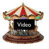 Laad en speel video af in Galerijviewer, Mr. Christmas - Marquee Deluxe Carrousel