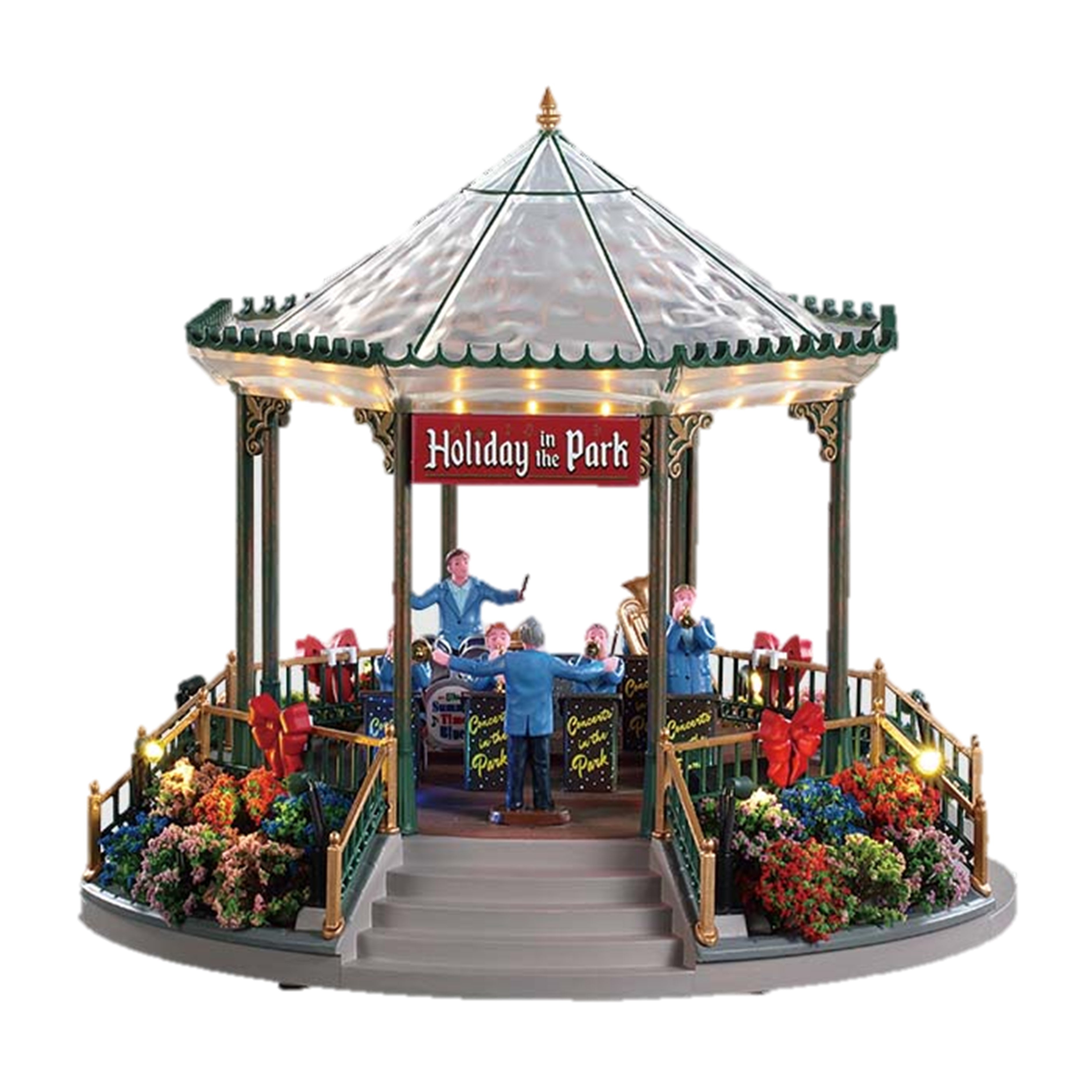Lemax - Holiday Garden Green Bandstand